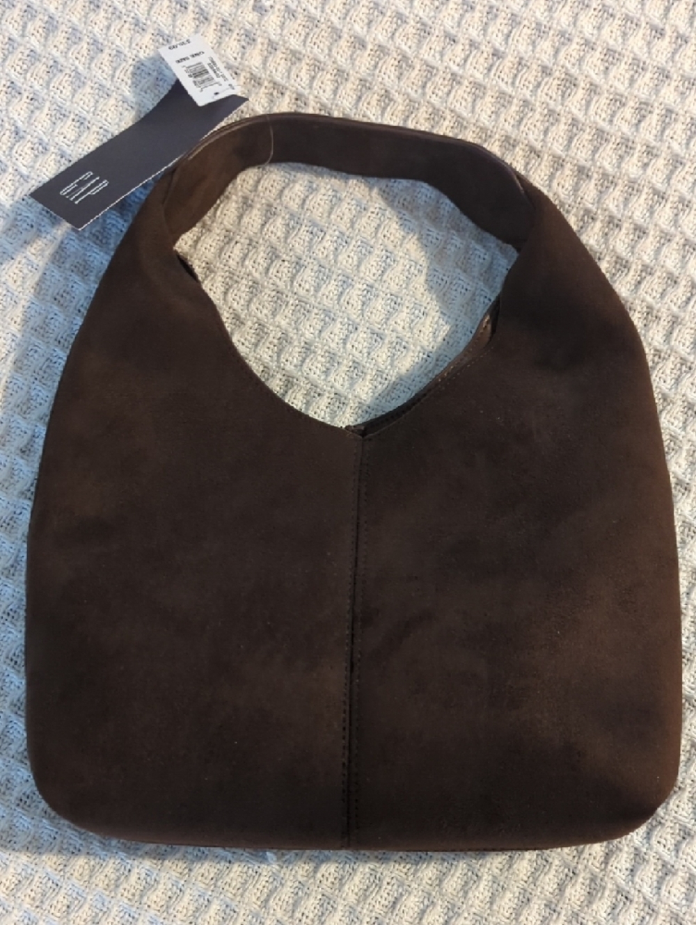 GAP Dark Brown Faux Suede Hobo Bag